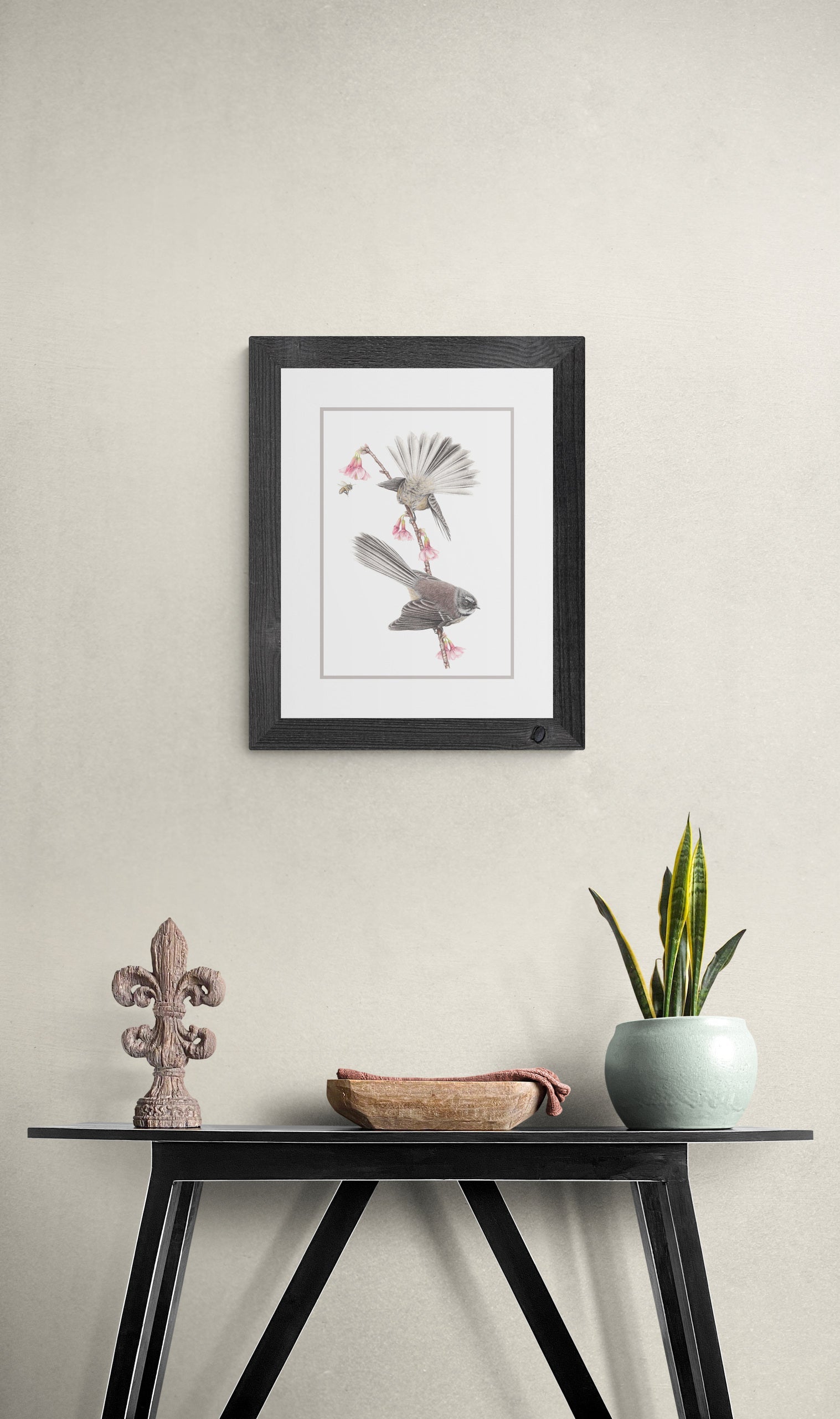 Spring Fantails - Joanne Bowe | New Zealand Artist