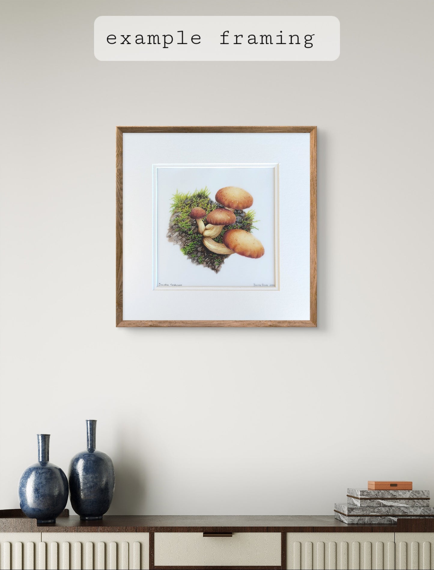 Tawaka Mushroom - Original Pencil Artwork