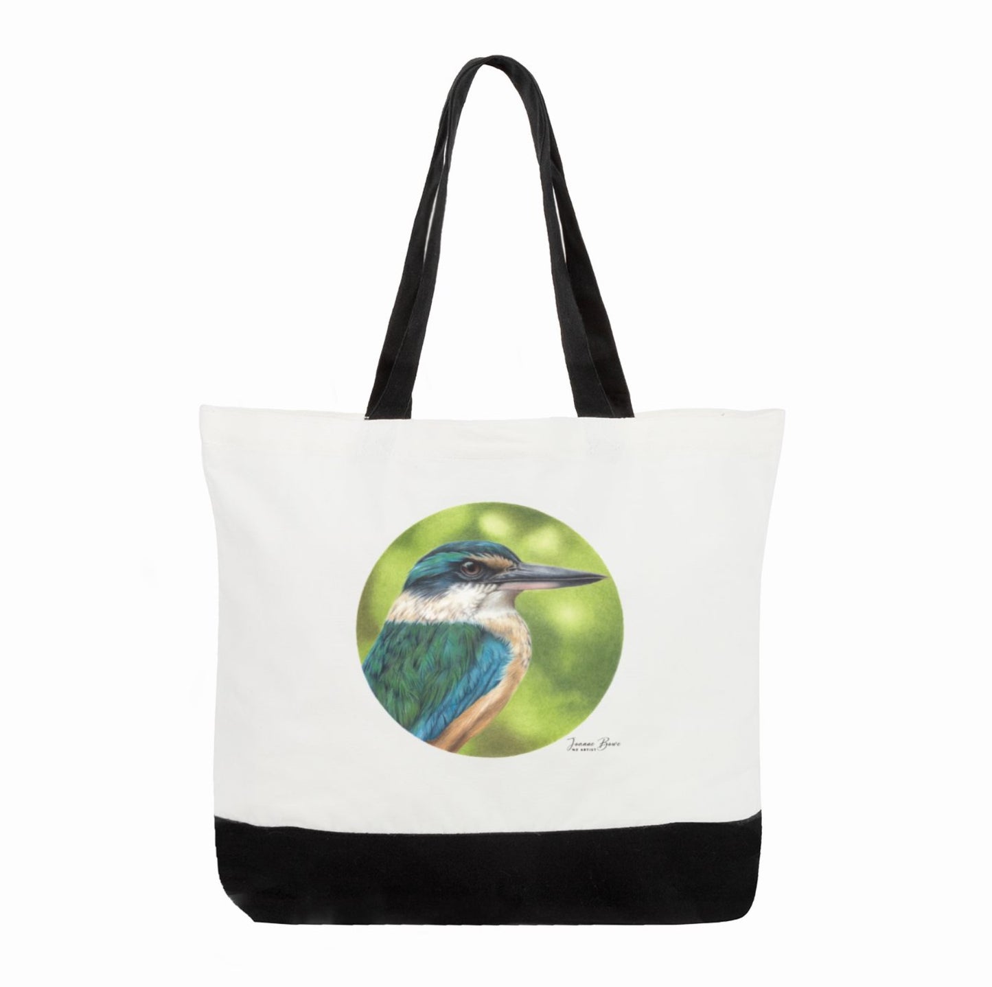 Kingfisher Cotton Tote Bag