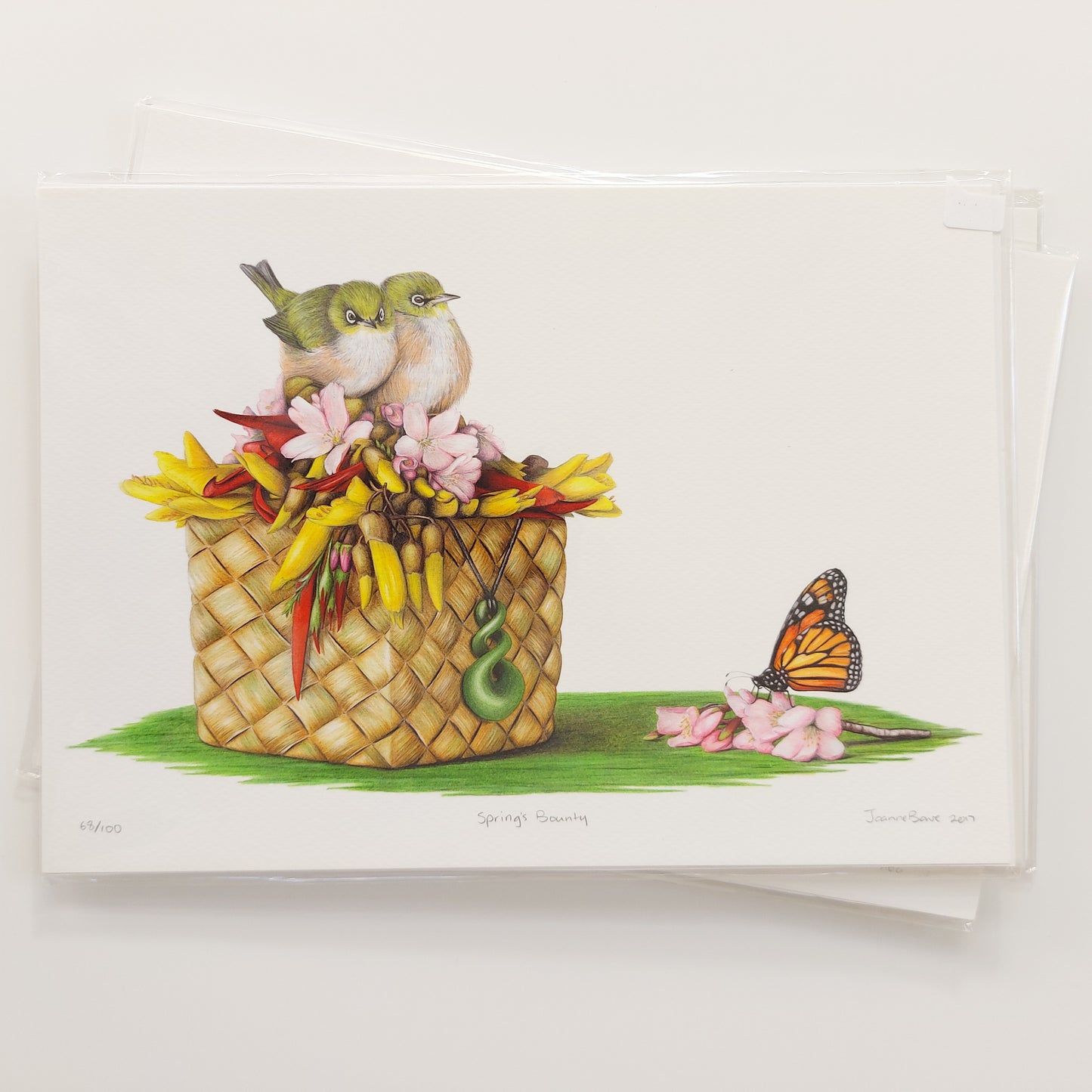 Spring's Bounty A4 Art Print