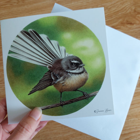 Greeting Card - Fantail