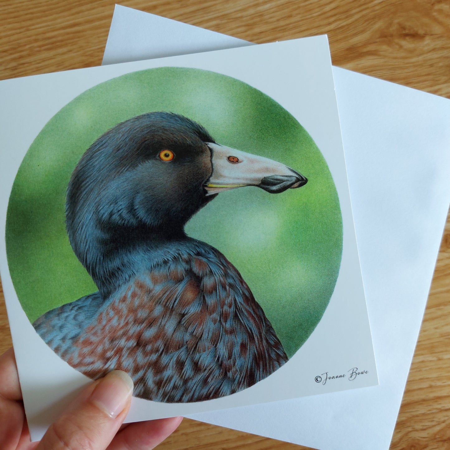 Greeting Card - Blue Duck